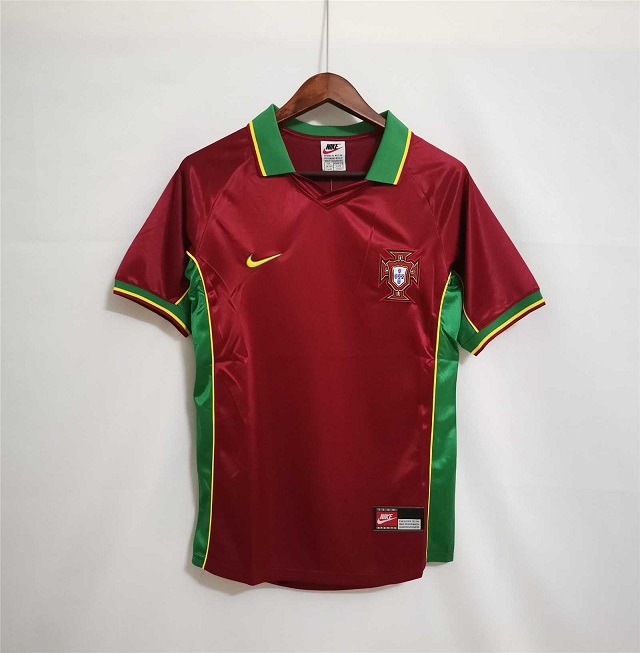 AAA Quality Portugal 1998 Home Soccer Jersey
